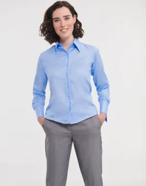 956F Russell Collection Lady LS NonIron Shirt