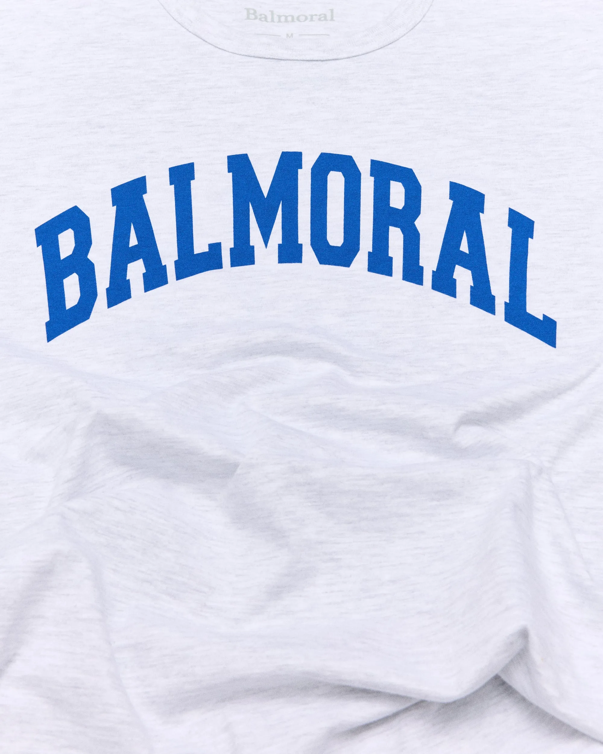 Aberdeen T-Shirt - Ash Grey / Royal
