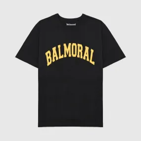 Aberdeen T-Shirt - Washed Black / Yellow