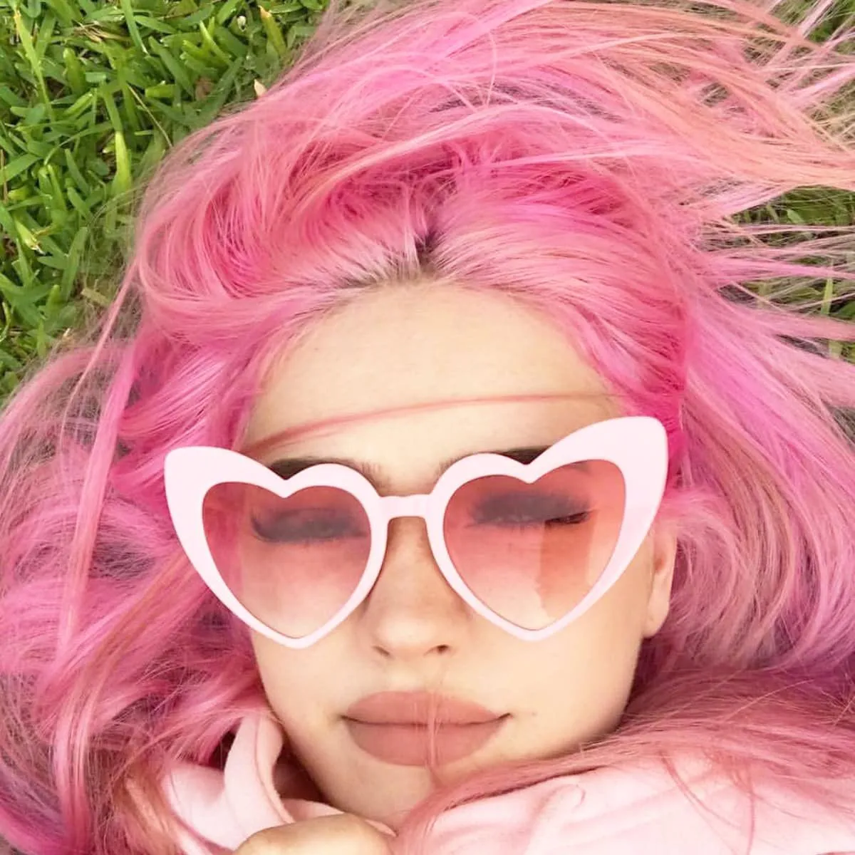 Aesthetic Heart Shaped Glasses