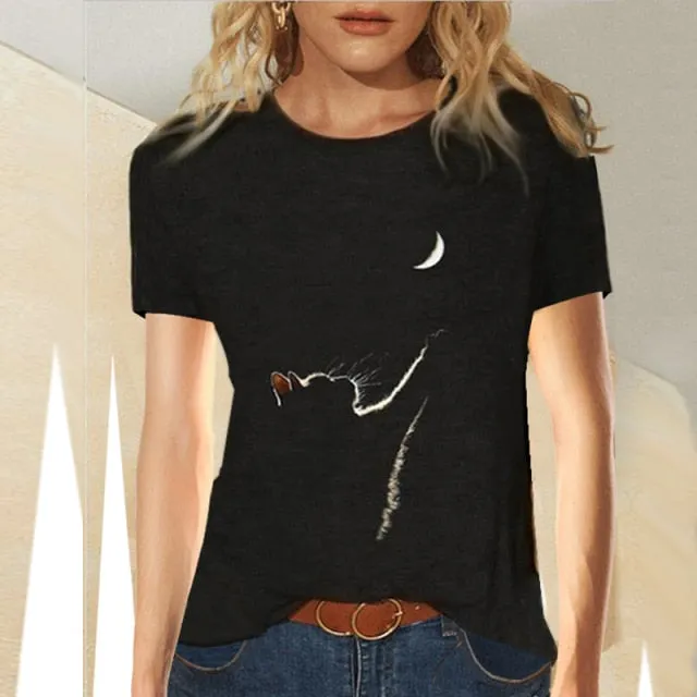 Amy Fashion - Clothing Funny Cat 3D Print Long Sleeve T-Shirts