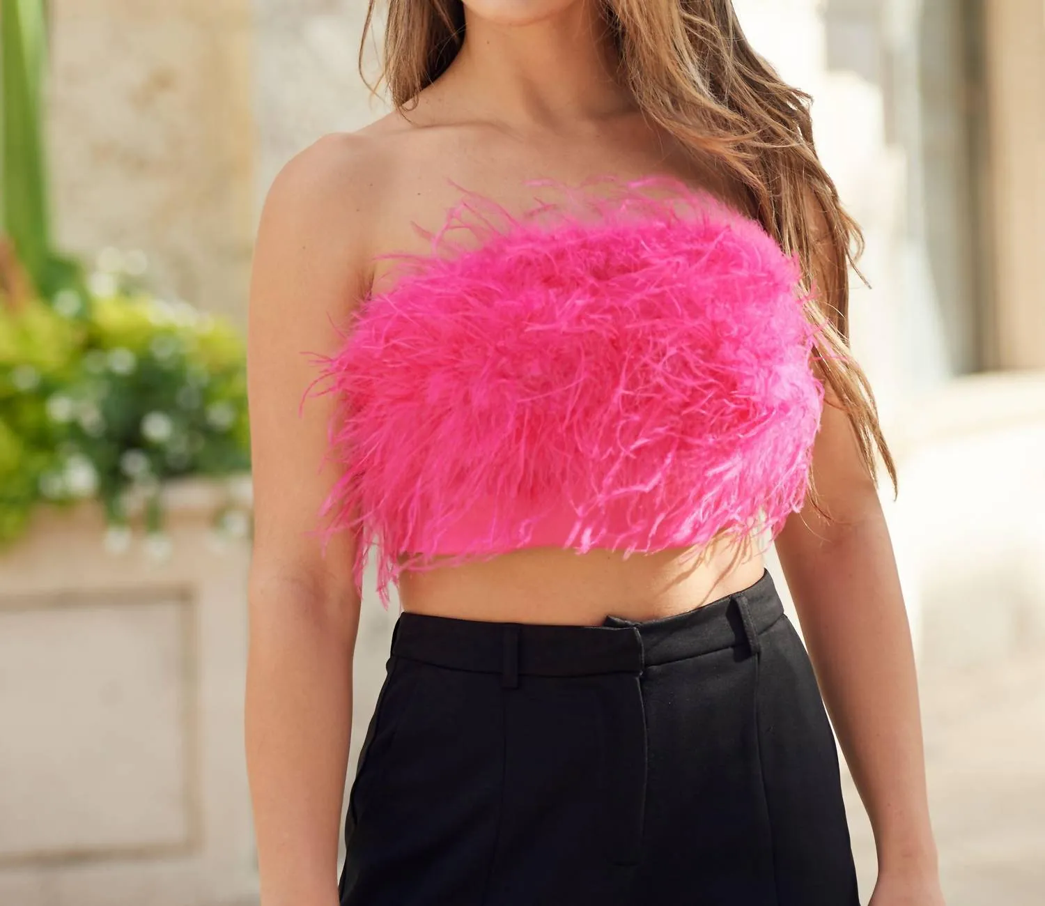 Angie Feather Top