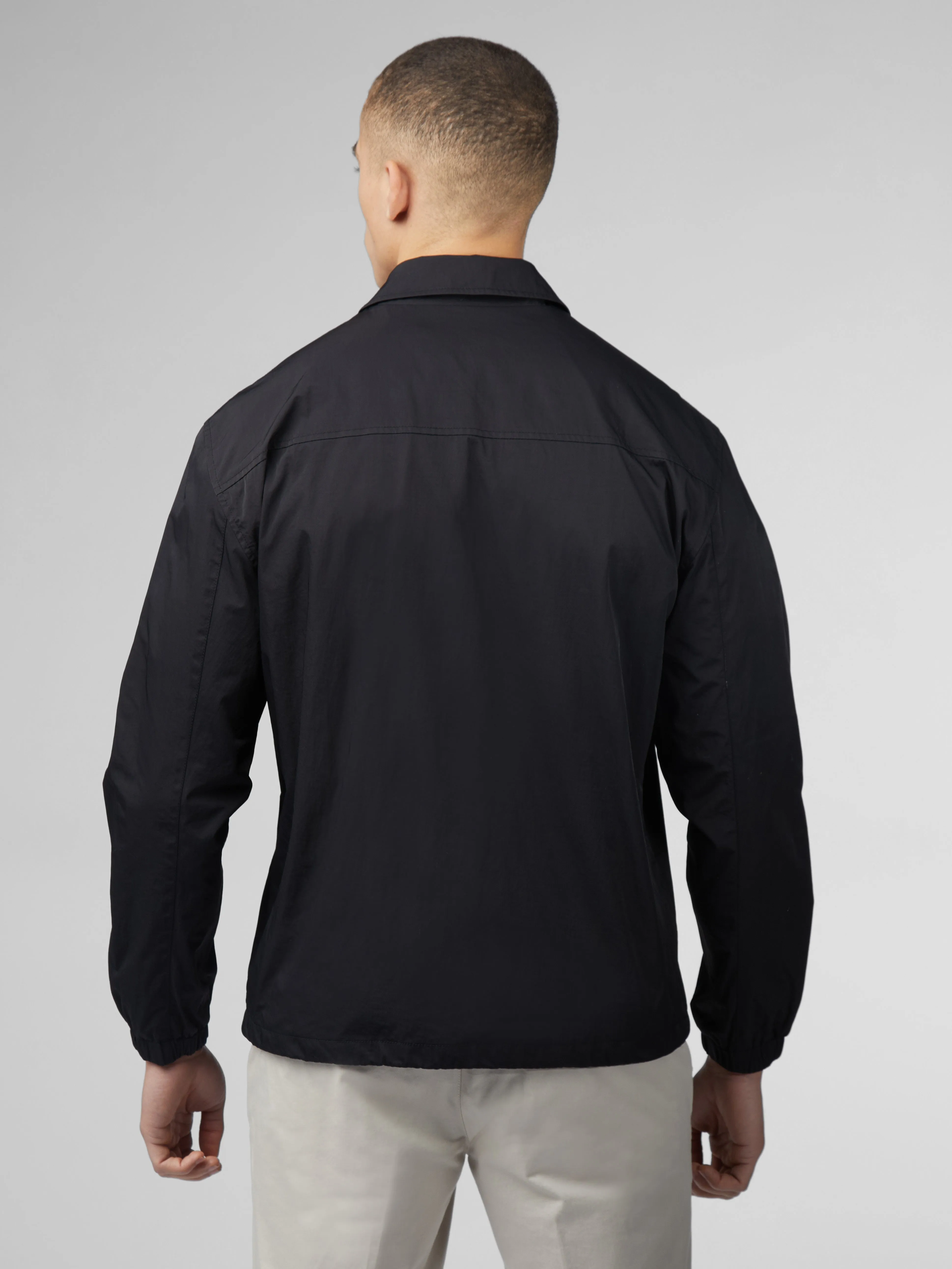 B by Ben Sherman Sports Coach Jacket - Black