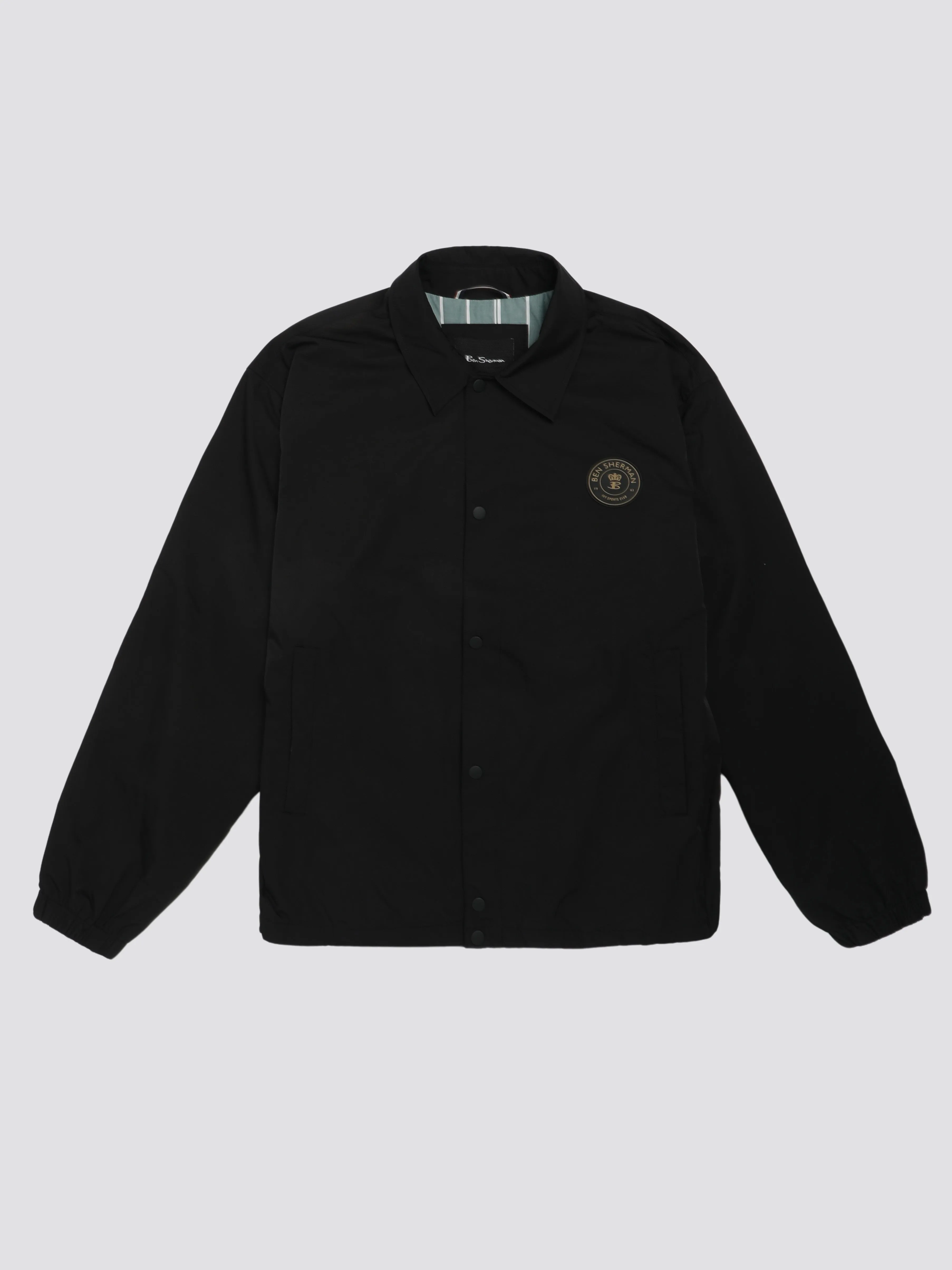 B by Ben Sherman Sports Coach Jacket - Black