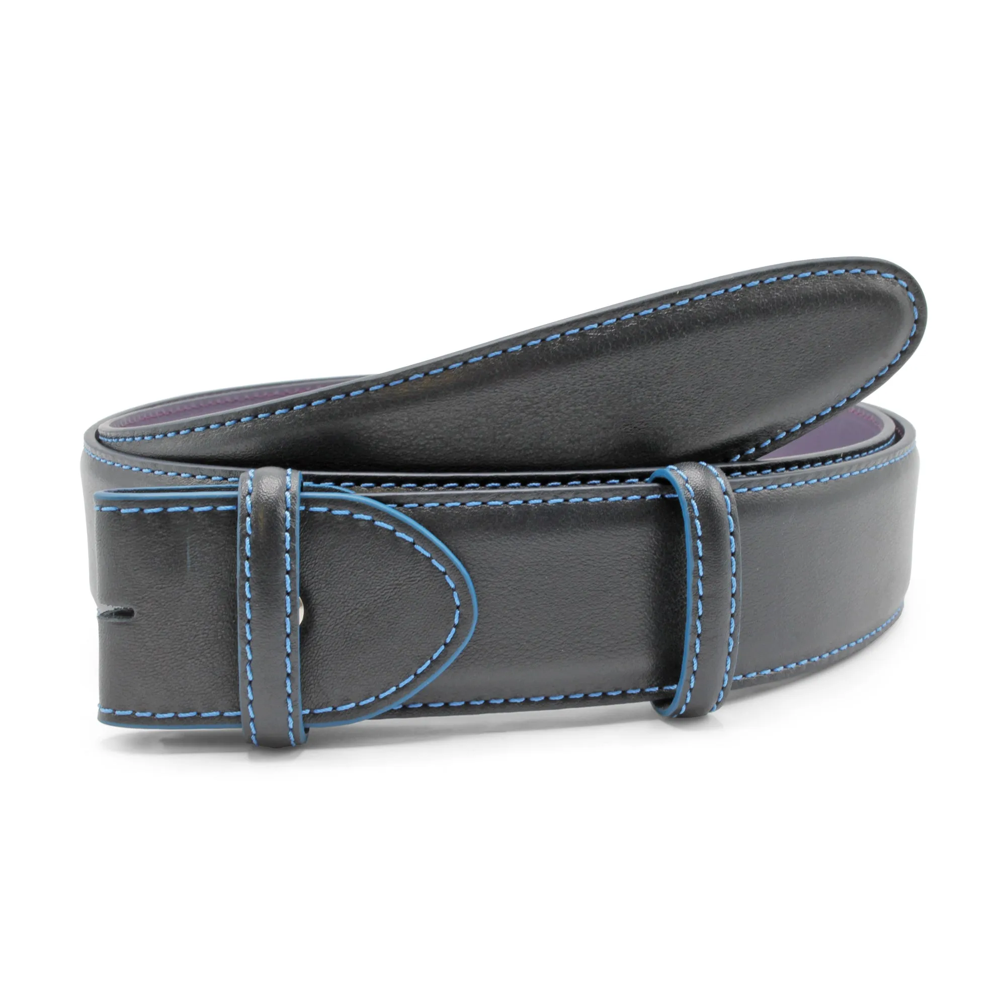 Bacall Contrast Detail Nappa Belt Strap
