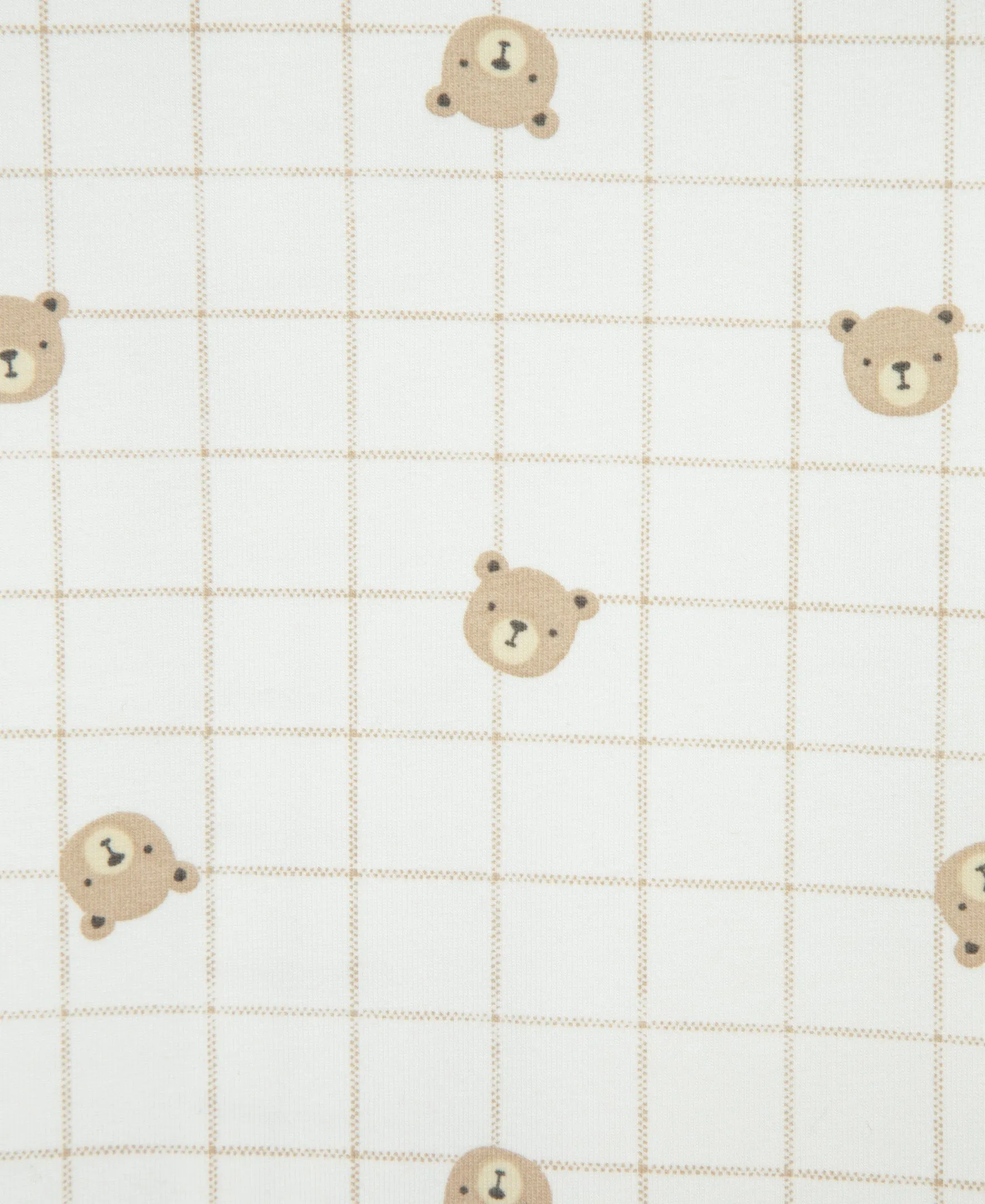 Bear 2-Way-Zip Footie & Hat