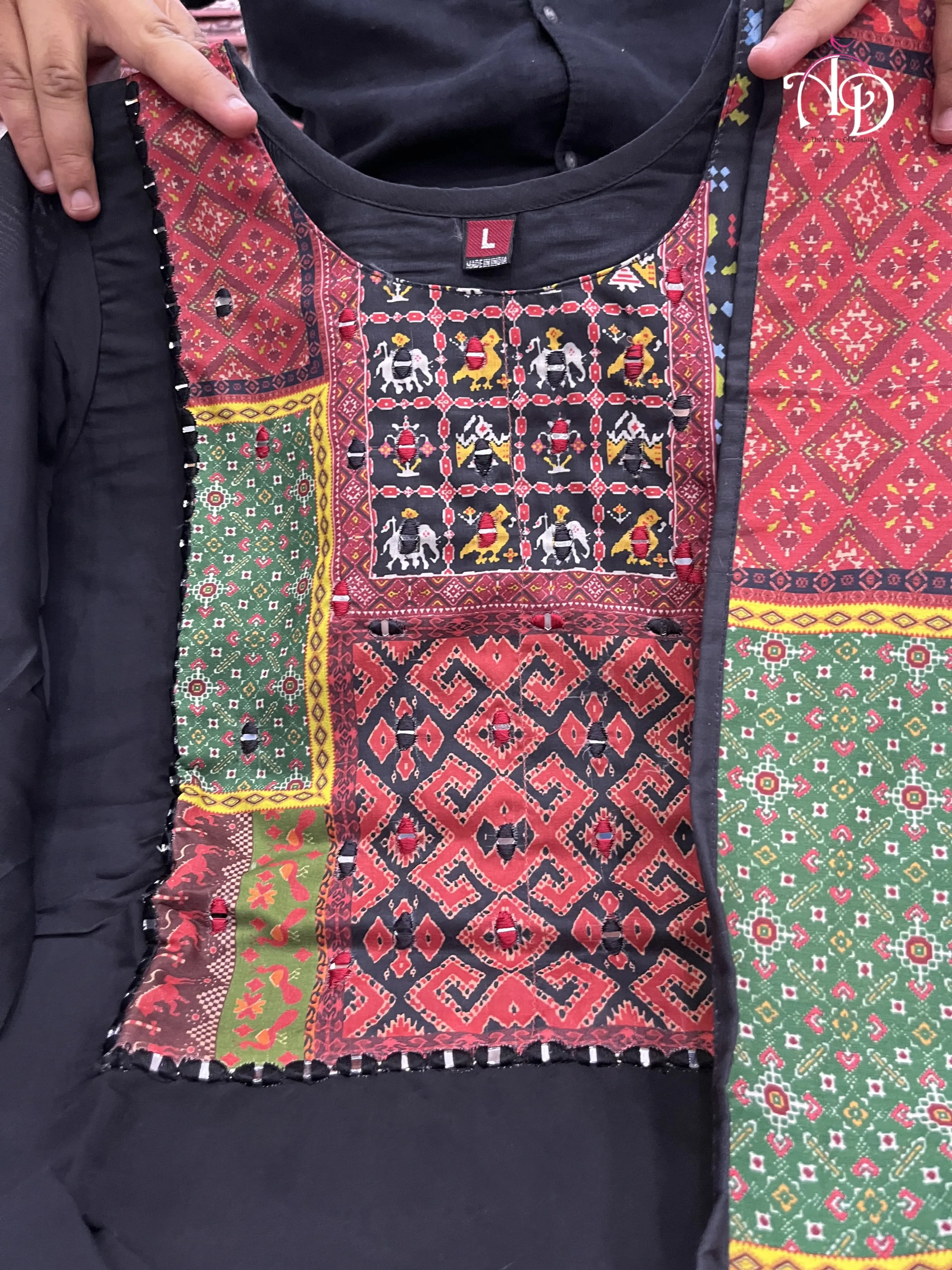 Beautiful Designer Party Wear Summer Ajrakh Cotton Salwar Suit