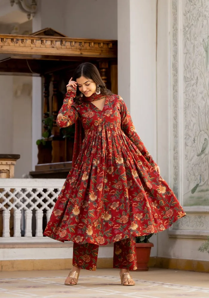 Beautiful Designer Party Wear Summer Pure Cotton Salwar Suit