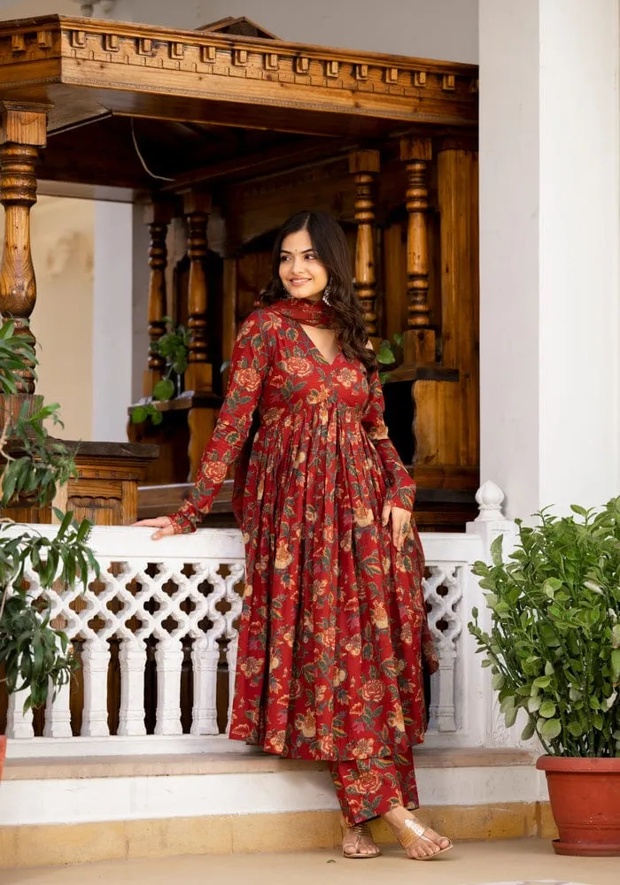 Beautiful Designer Party Wear Summer Pure Cotton Salwar Suit