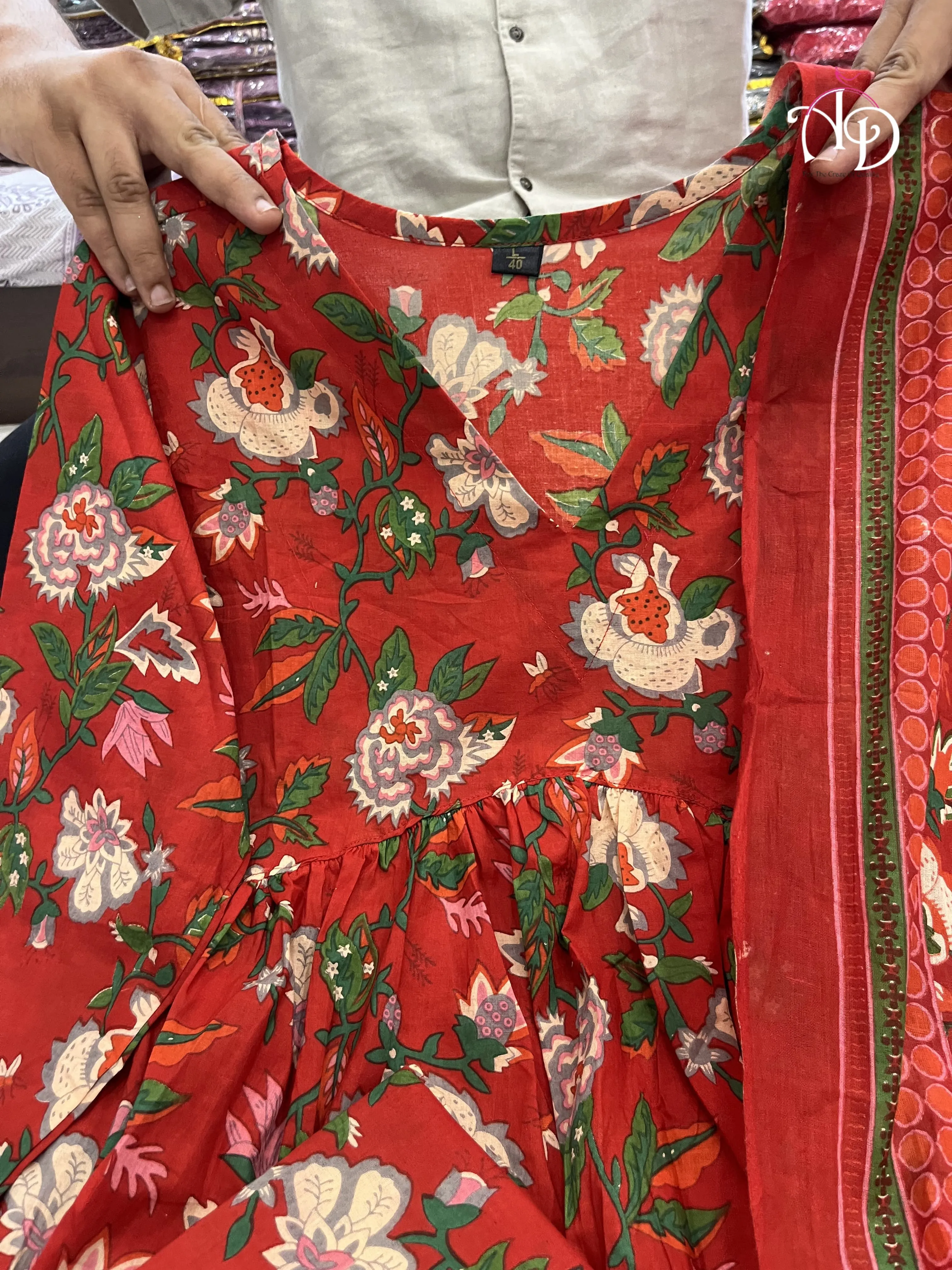 Beautiful Designer Party Wear Summer Pure Cotton Salwar Suit