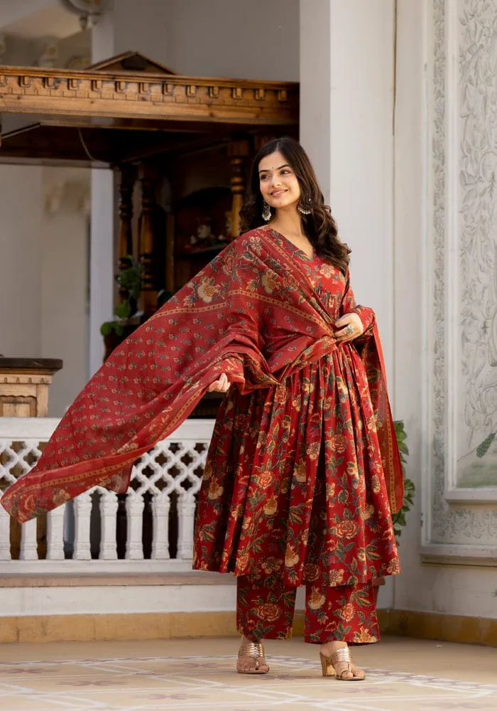 Beautiful Designer Party Wear Summer Pure Cotton Salwar Suit