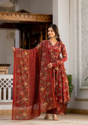 Beautiful Designer Party Wear Summer Pure Cotton Salwar Suit