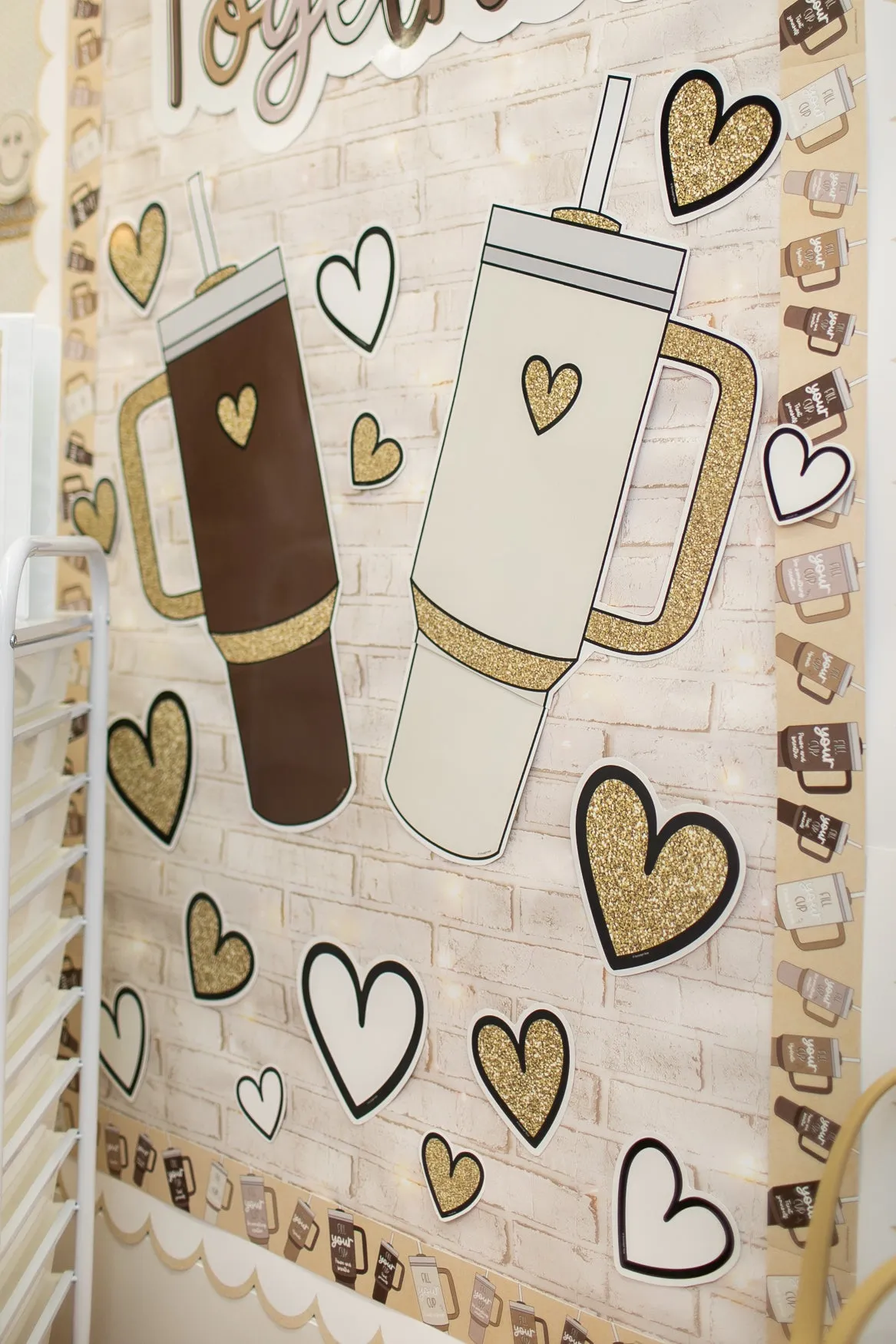 Better Together | Classroom Door Decorations | Cozy | Schoolgirl Style