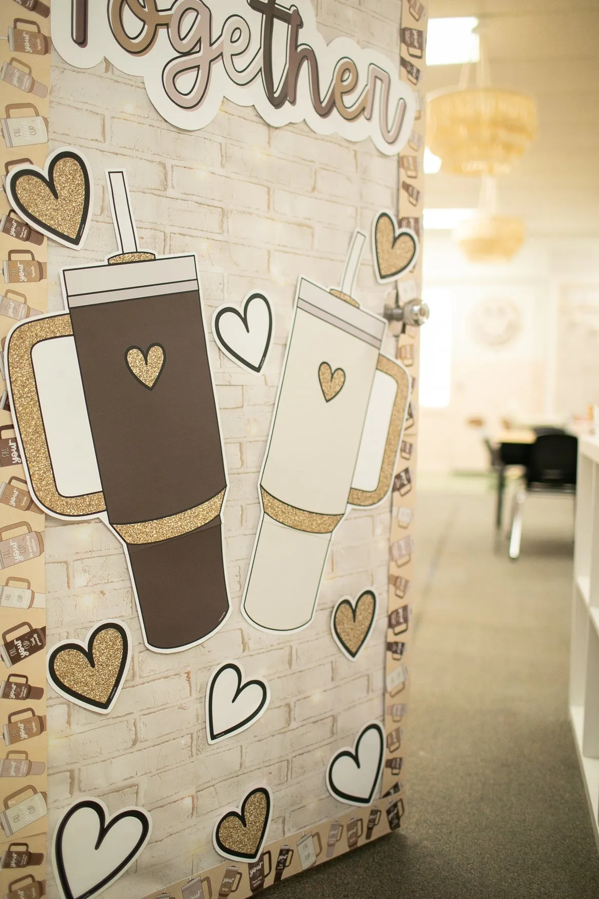 Better Together | Classroom Door Decorations | Cozy | Schoolgirl Style