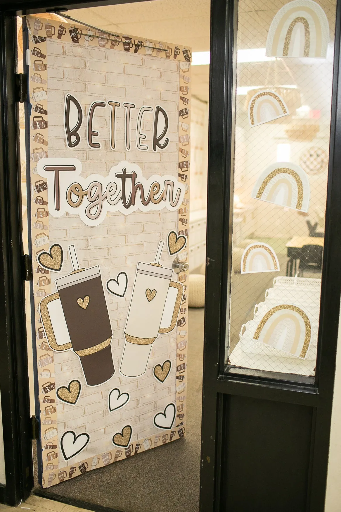 Better Together | Classroom Door Decorations | Cozy | Schoolgirl Style