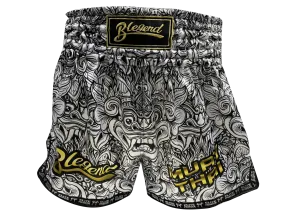 Blegend Boxing Shorts Grey Devil