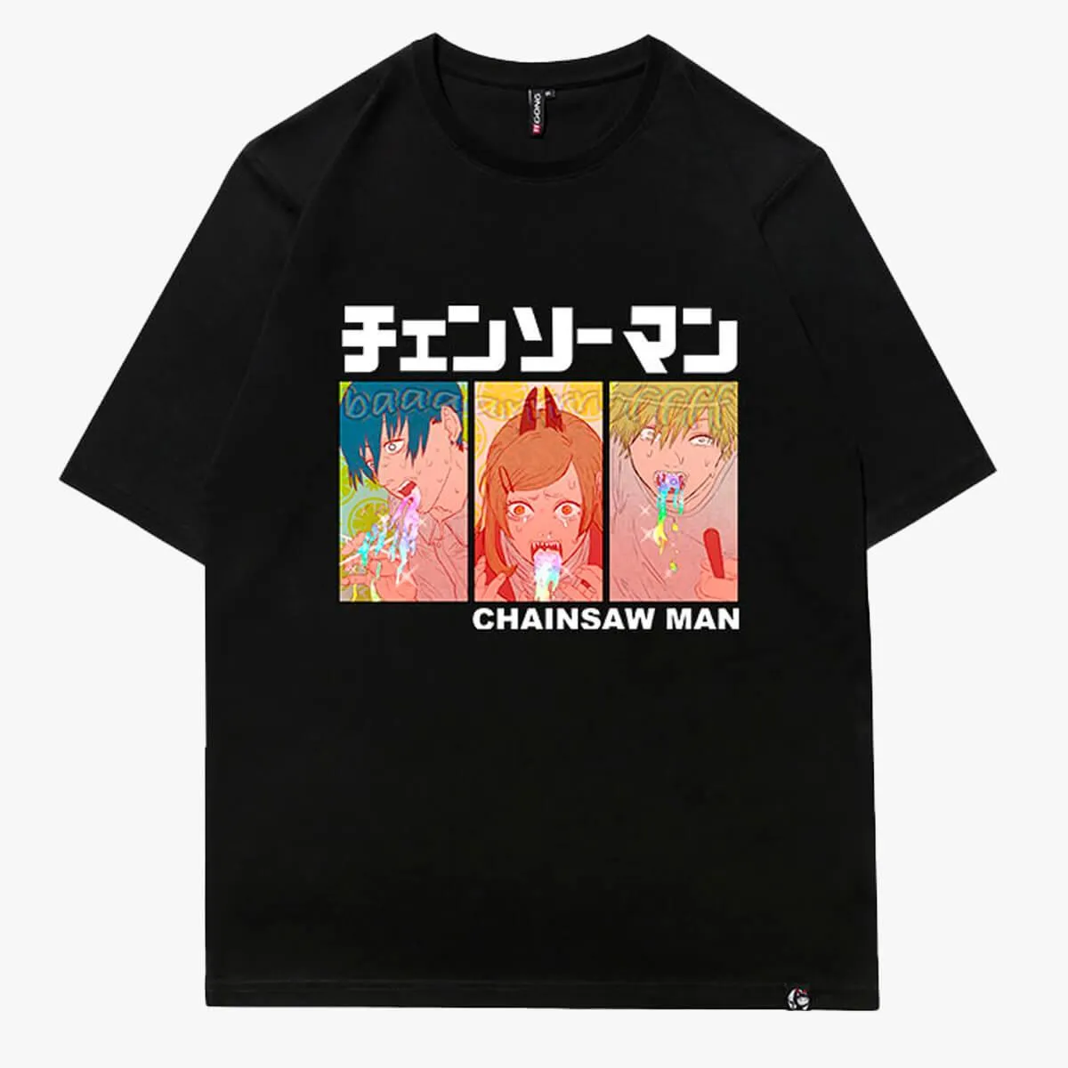Chainsaw Man Barf Manga T-Shirt