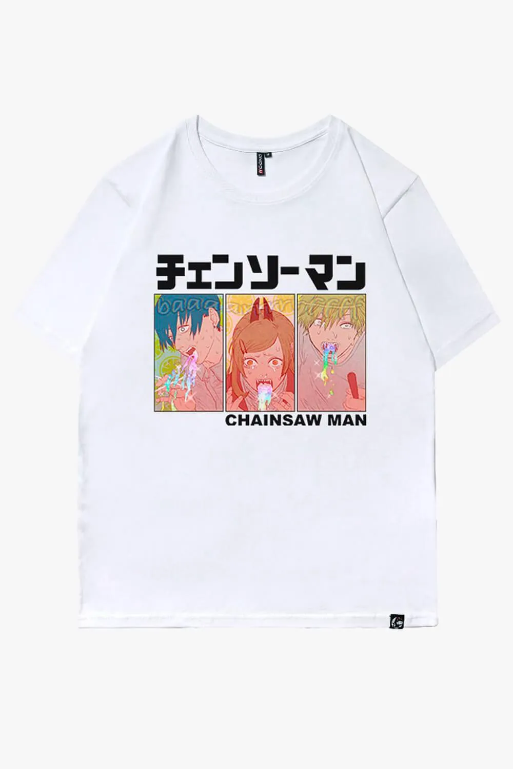 Chainsaw Man Barf Manga T-Shirt