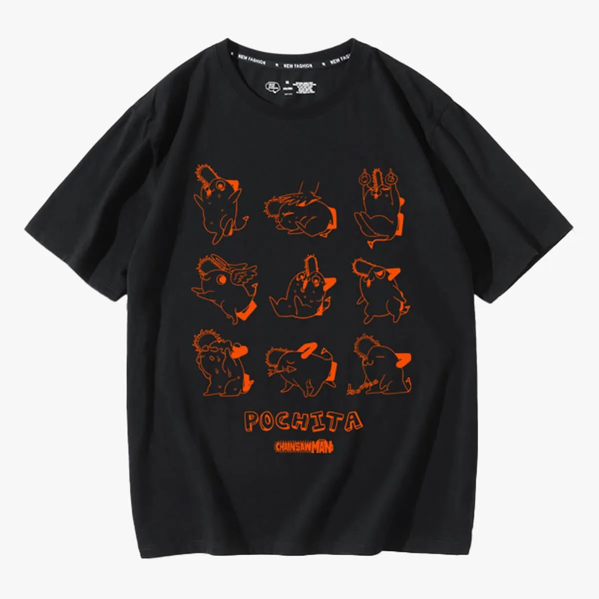 Chainsaw Man Cute Pochita Aesthetic T-Shirt