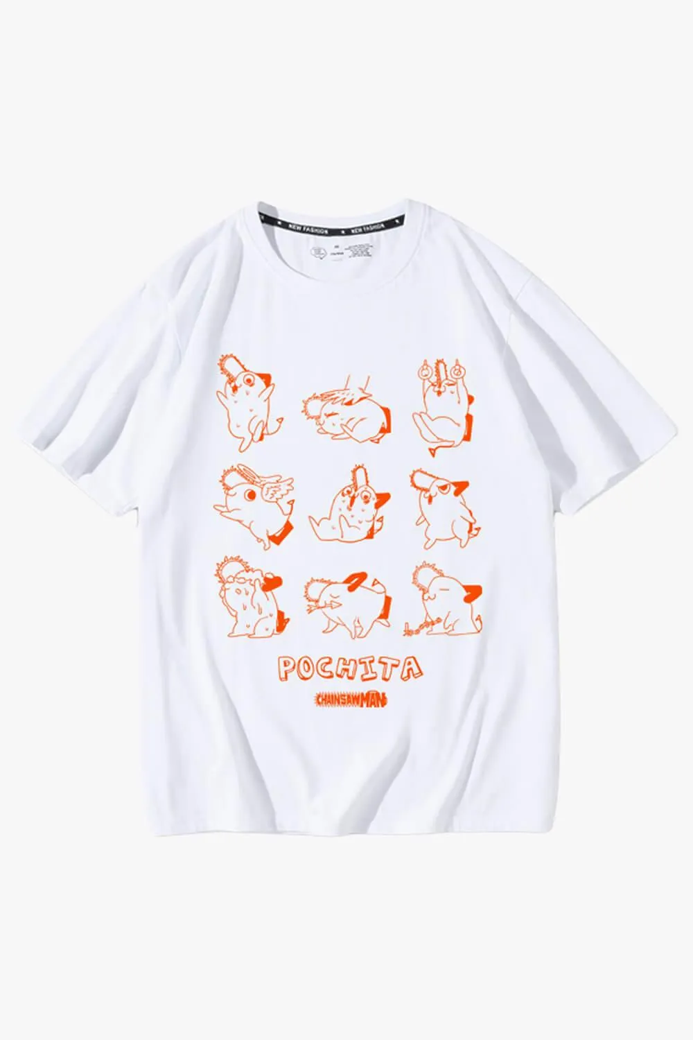 Chainsaw Man Cute Pochita Aesthetic T-Shirt