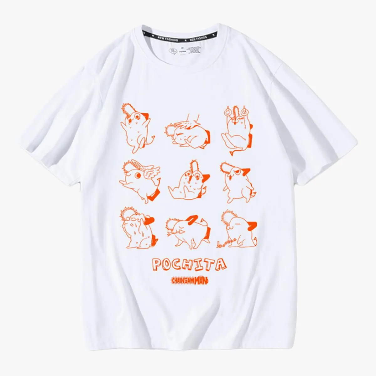 Chainsaw Man Cute Pochita Aesthetic T-Shirt