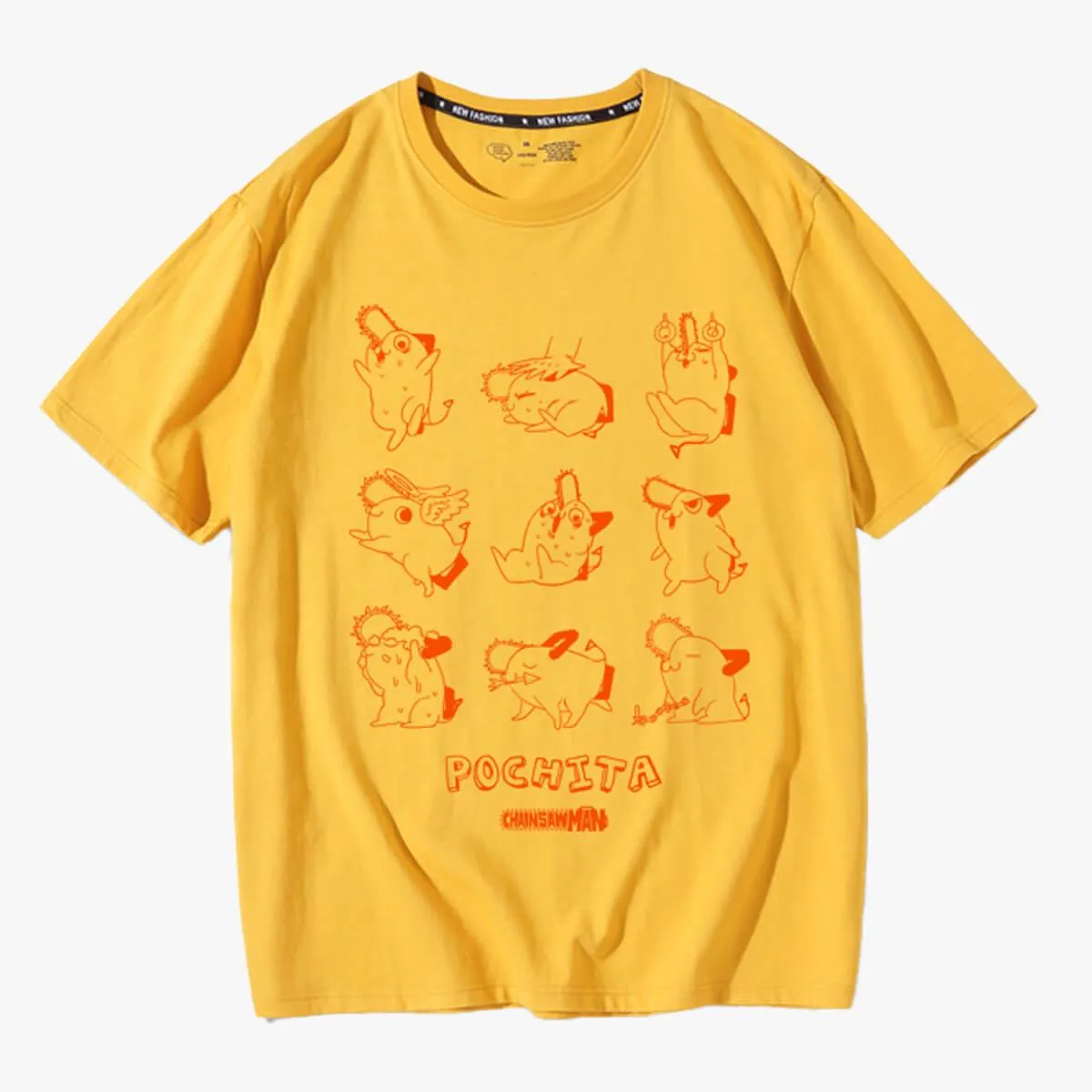 Chainsaw Man Cute Pochita Aesthetic T-Shirt