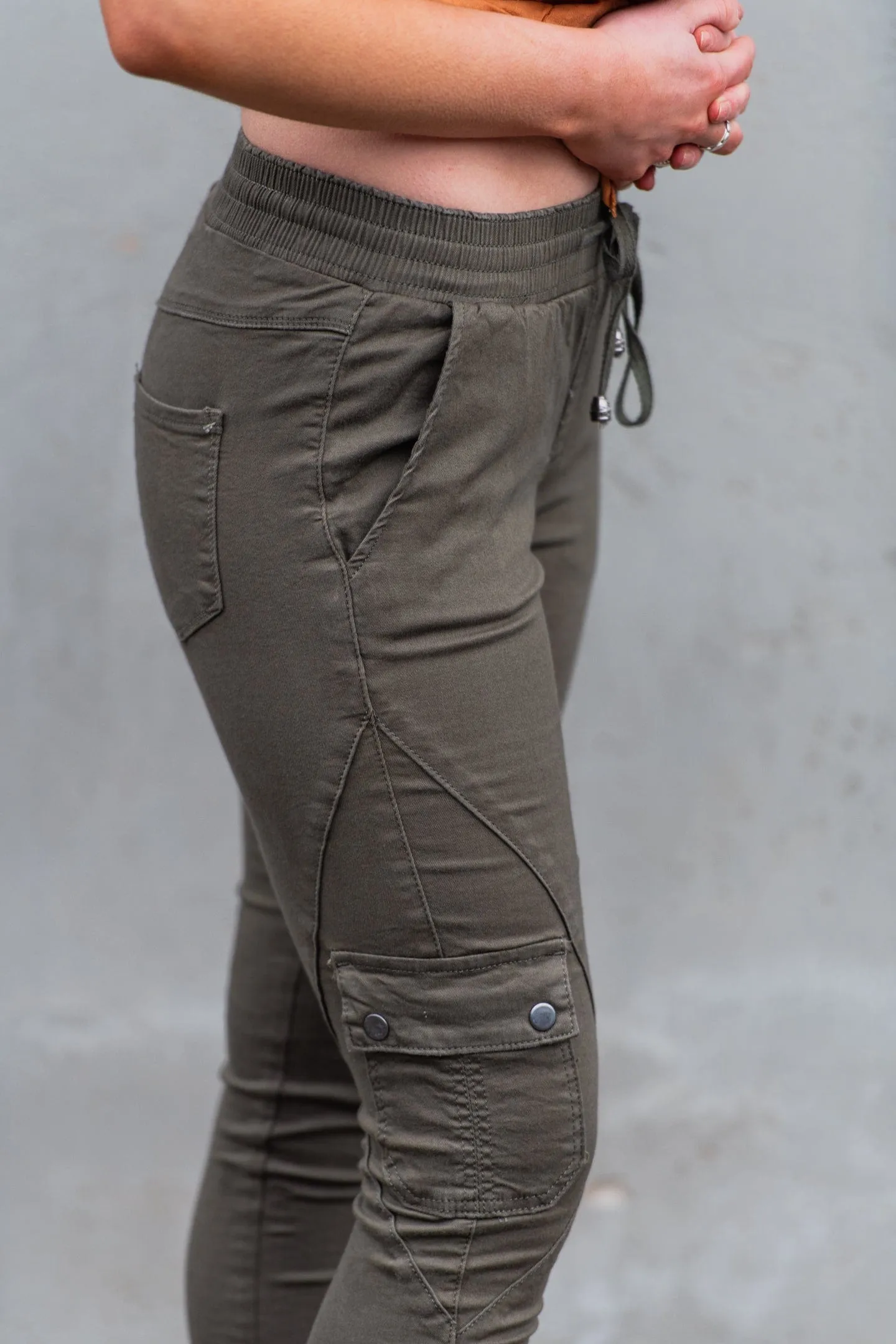 Country Denim Australia Cuff Cargo Khaki Jogger (Best Seller)