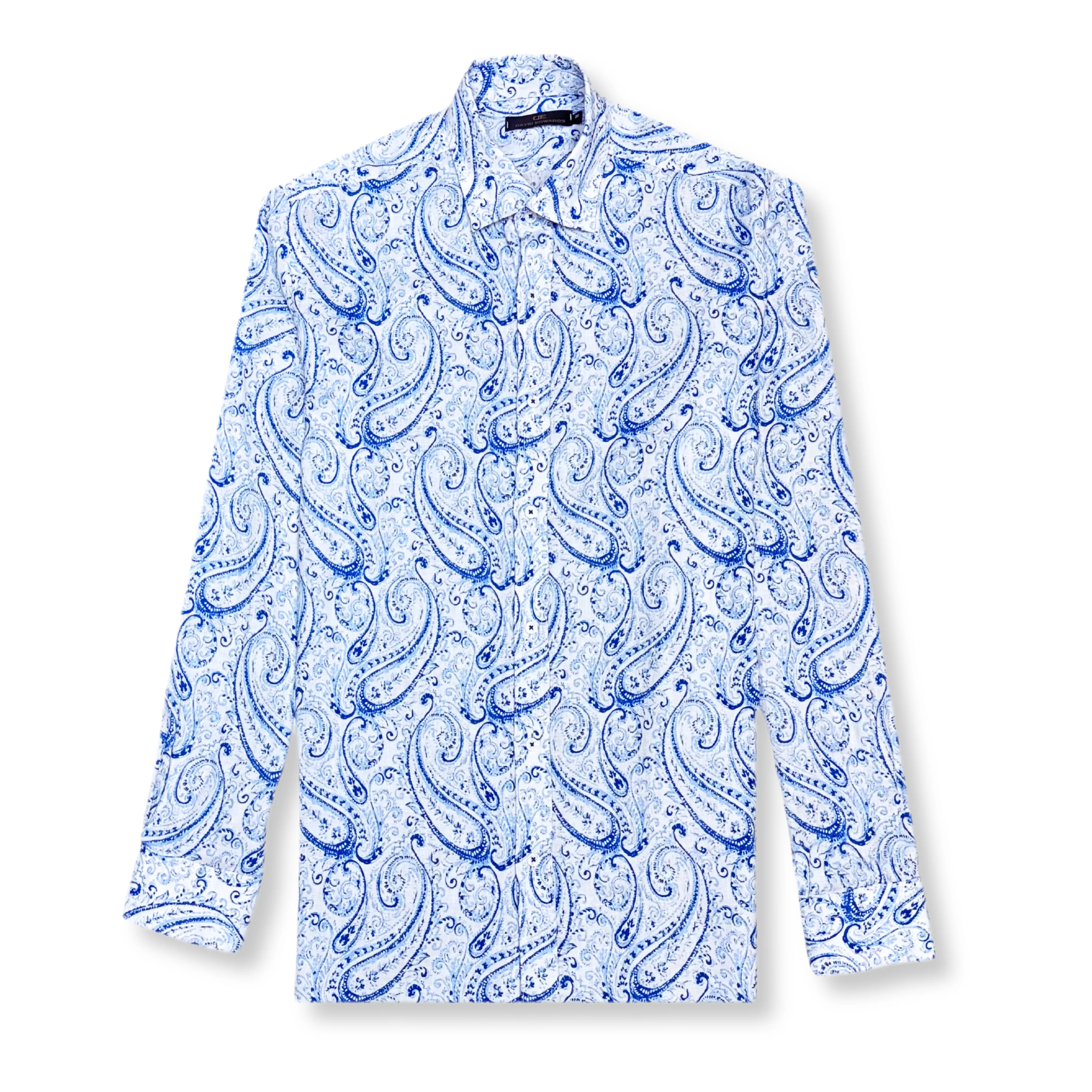 Dansby Roll Tab Linen Shirt