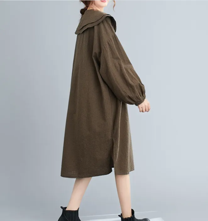 Doll Collar Dresses Loose Summer Dresses Casual Women Dresses ZRL97213