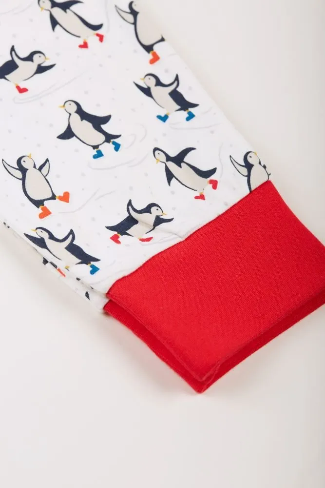 Frugi ADULT Dream Time PJs - Penguin Play Dawn