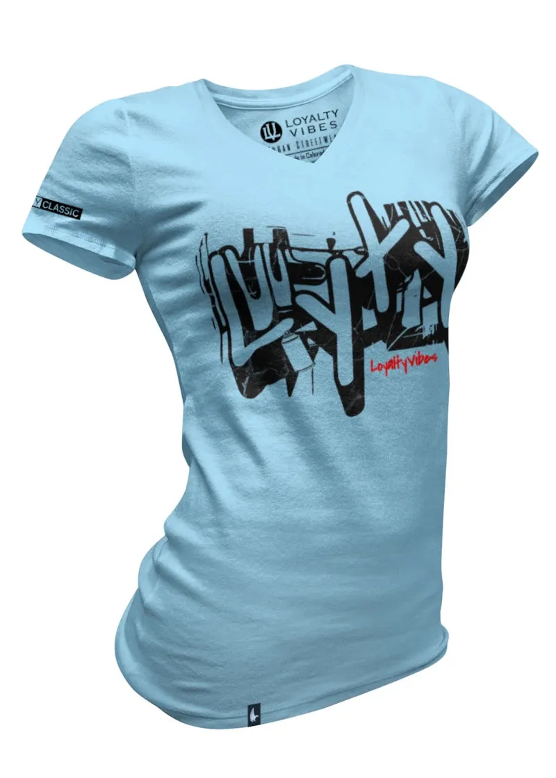 Graffiti V-Neck Tee