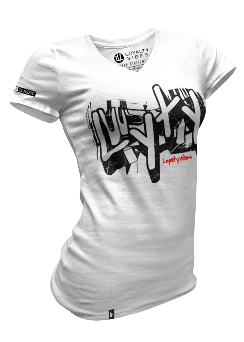 Graffiti V-Neck Tee