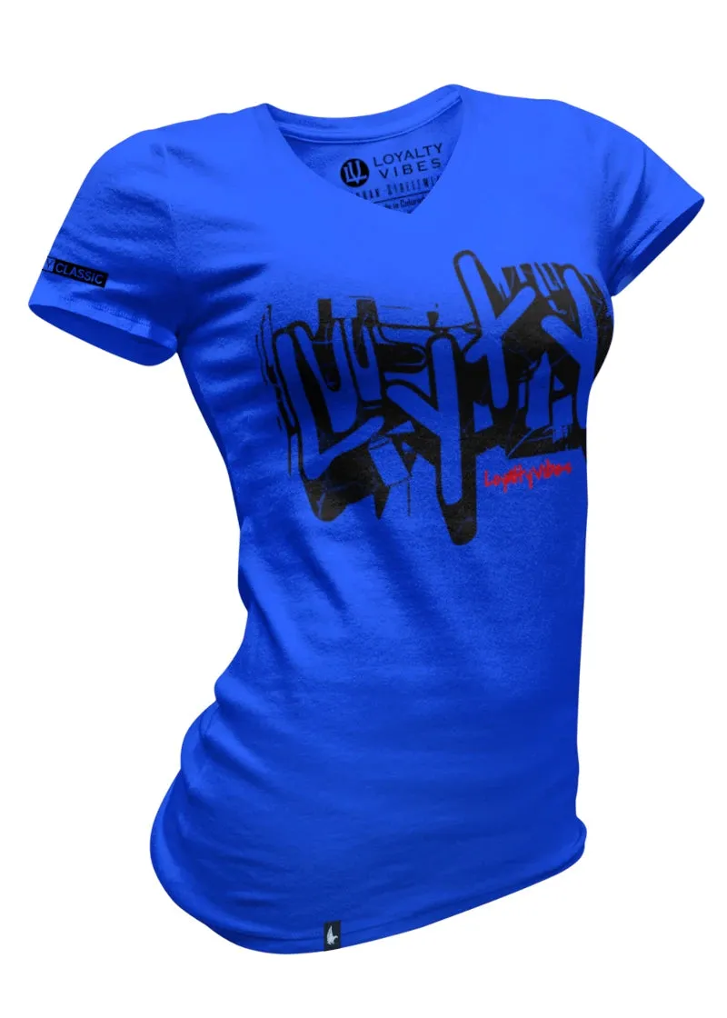 Graffiti V-Neck Tee