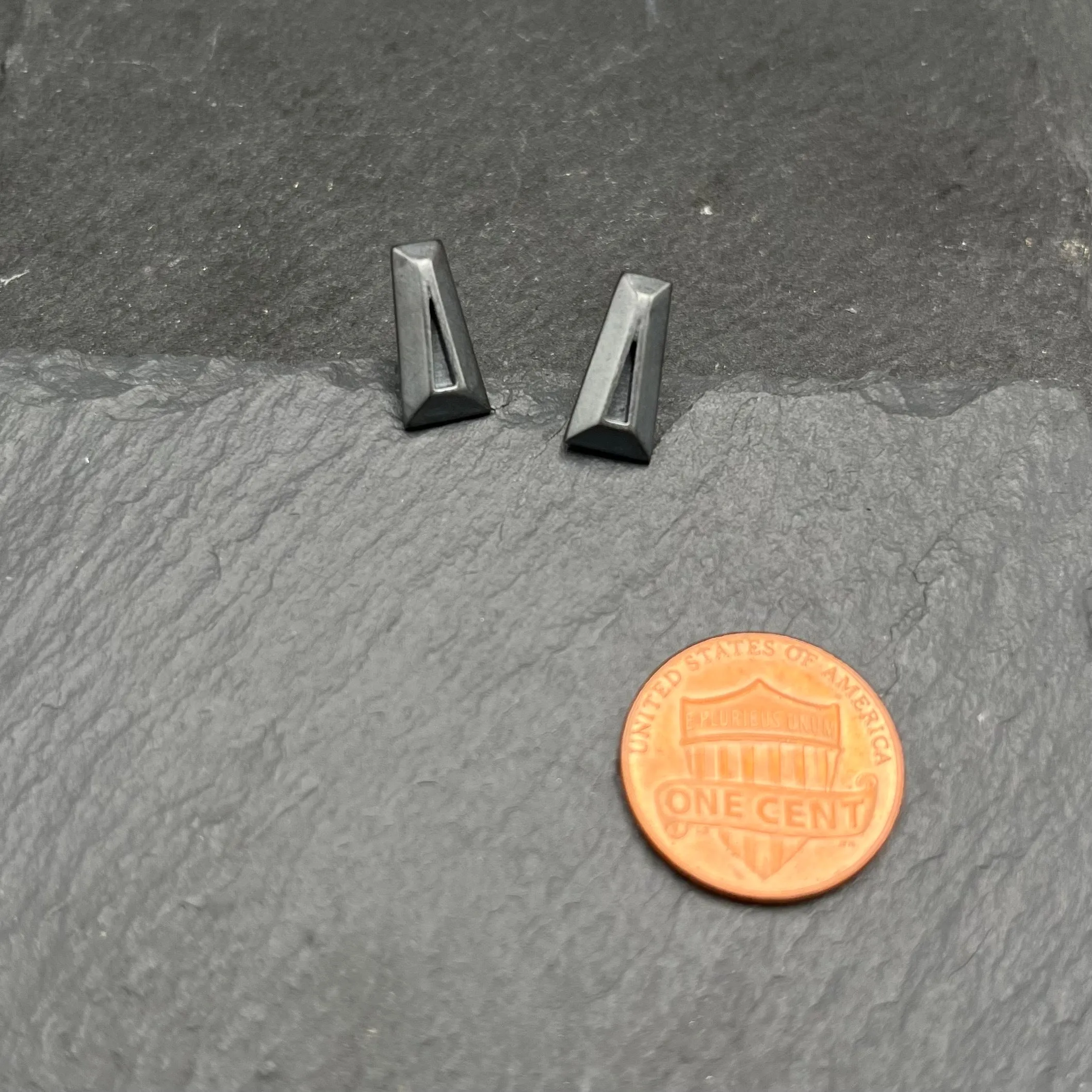Illusion Baguette Stud Earrings