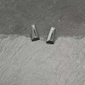 Illusion Baguette Stud Earrings
