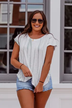 Ivory & Sage Tie Dye Tee