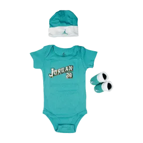 Jordan Baby Clothes 3 piece Set Teal Jordan 23 Size 0 6 Months
