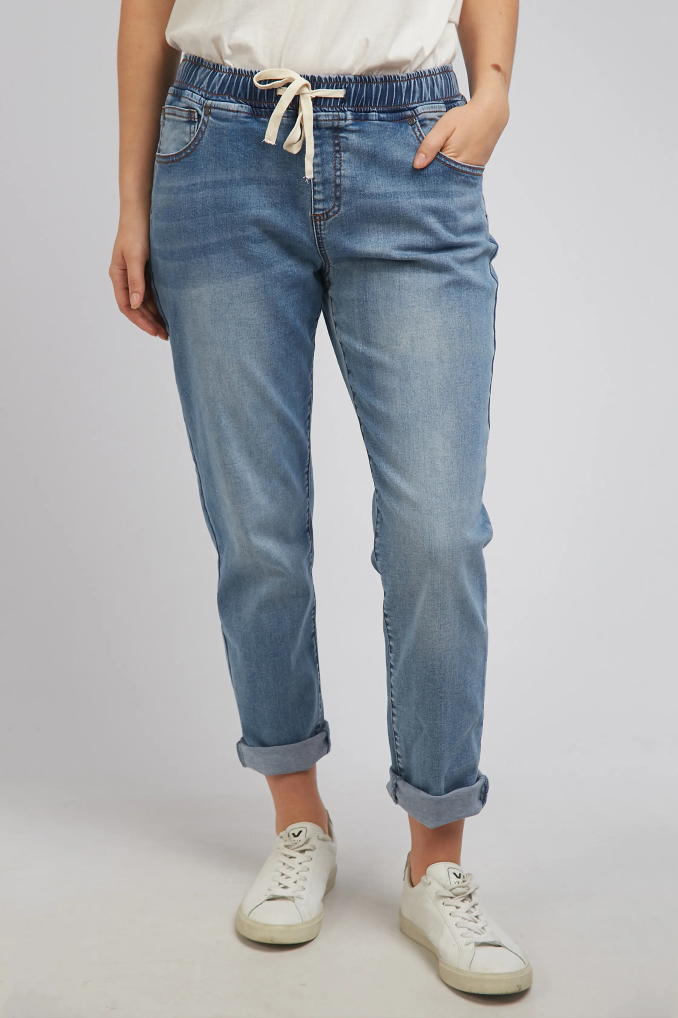 JULIETTE JOGGER JEAN - Light Blue