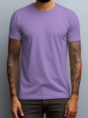 Lilac Round Neck T-shirt