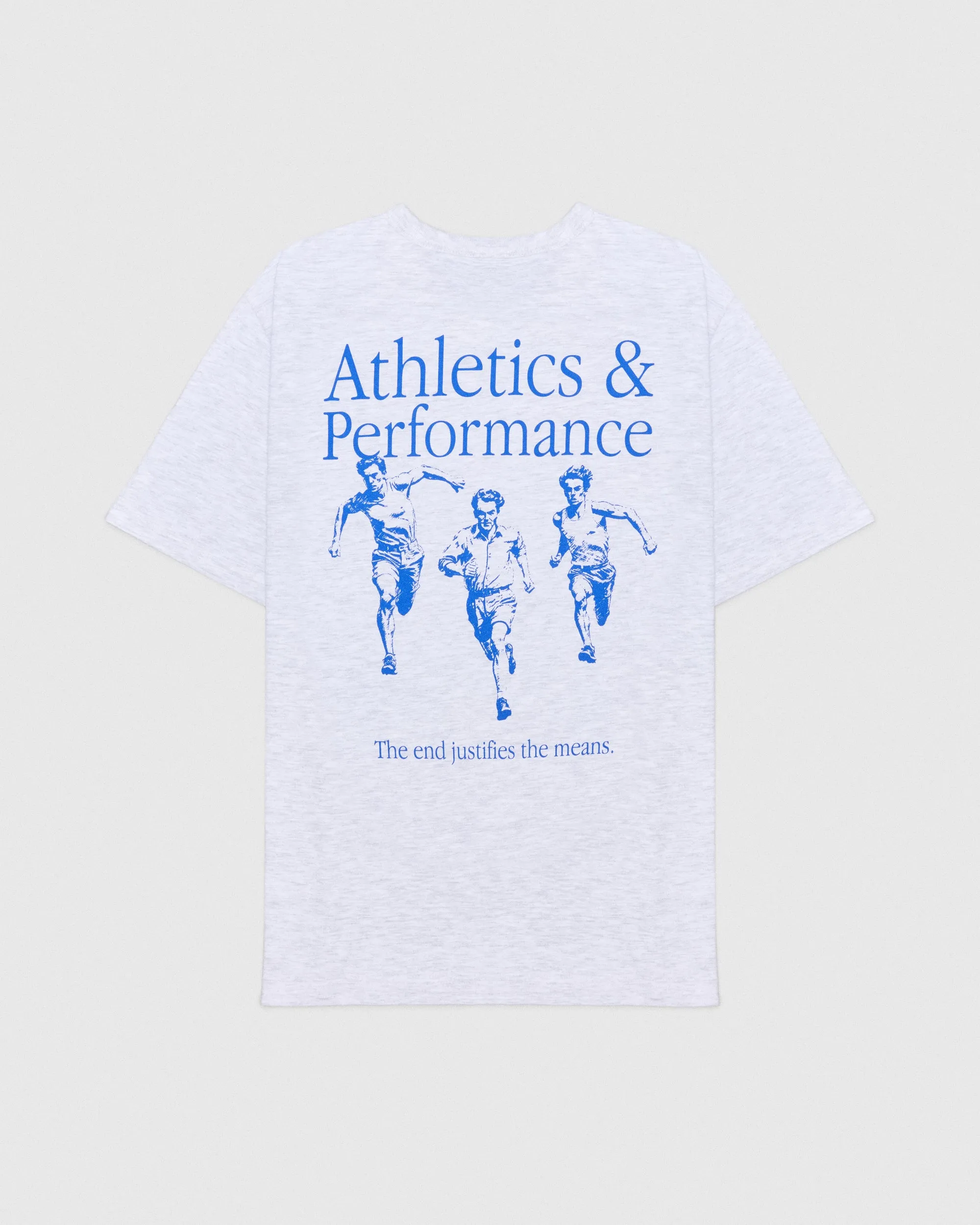 Means T-Shirt - Ash Grey / Blue