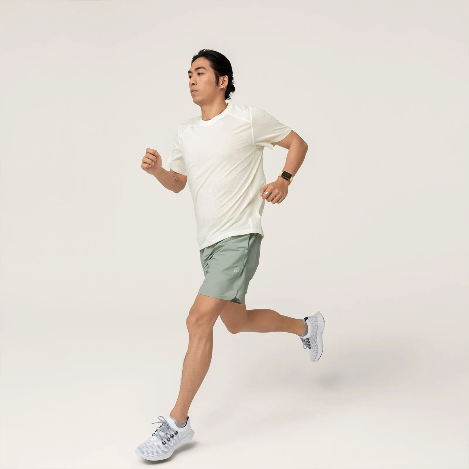 Men's Natural Run Short - Hazy Pine