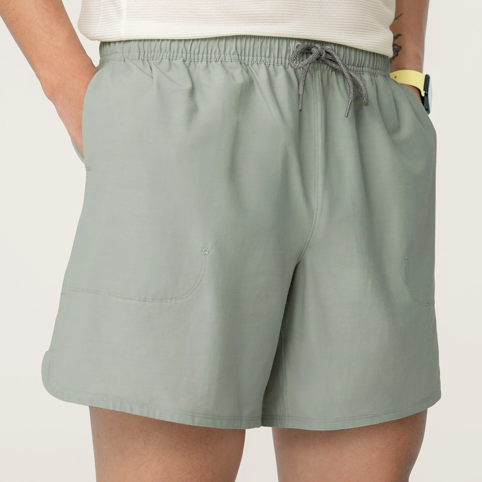 Men's Natural Run Short - Hazy Pine