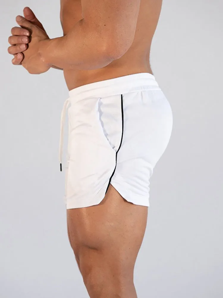 Men's Running Shorts Athletic Shorts Drawstring Athletic Breathable Gym Workout Running
