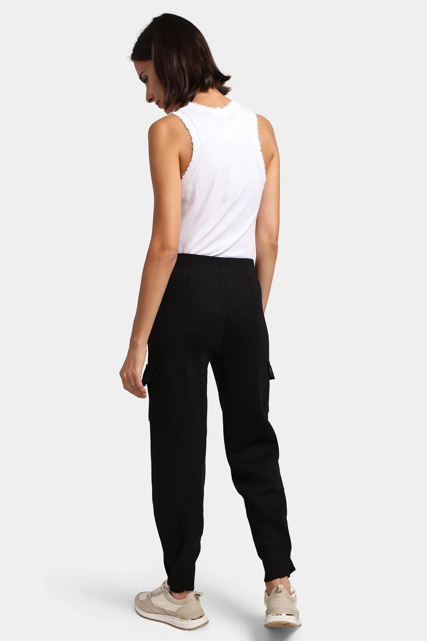 Minnie Rose Pleated Snap Leg Cargo Pant