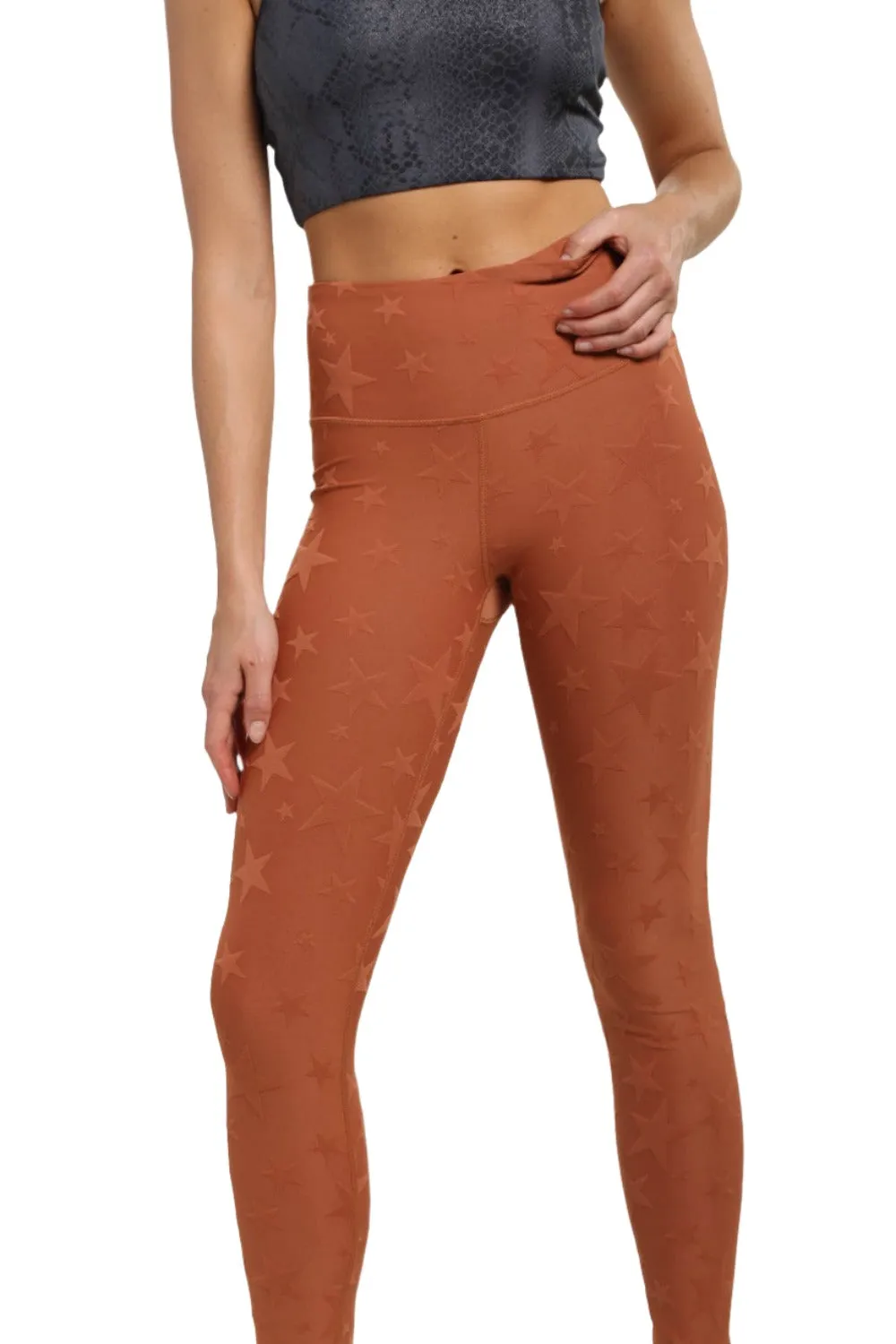 Mono B Seeing Stars High Waist Leggings APH-A0666 and Plus