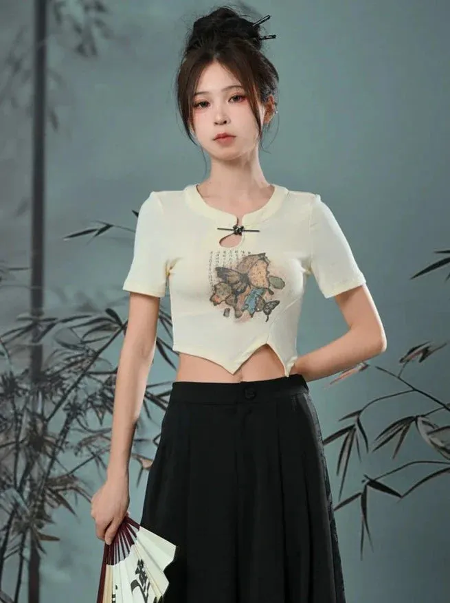 Over Tops Short Slit China