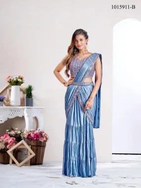 Party Wear Ready To Wear Sarees
