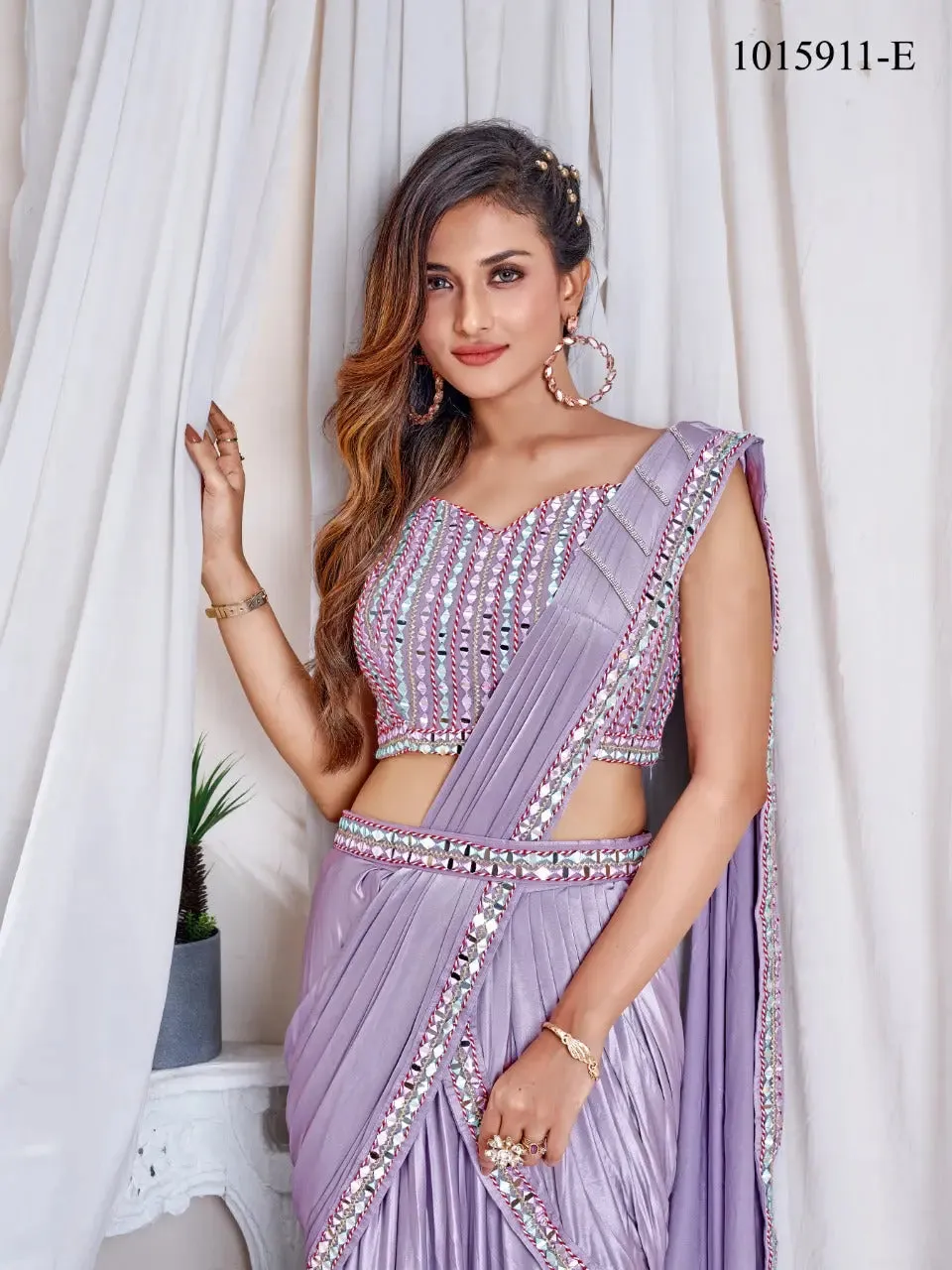 Party Wear Ready To Wear Sarees