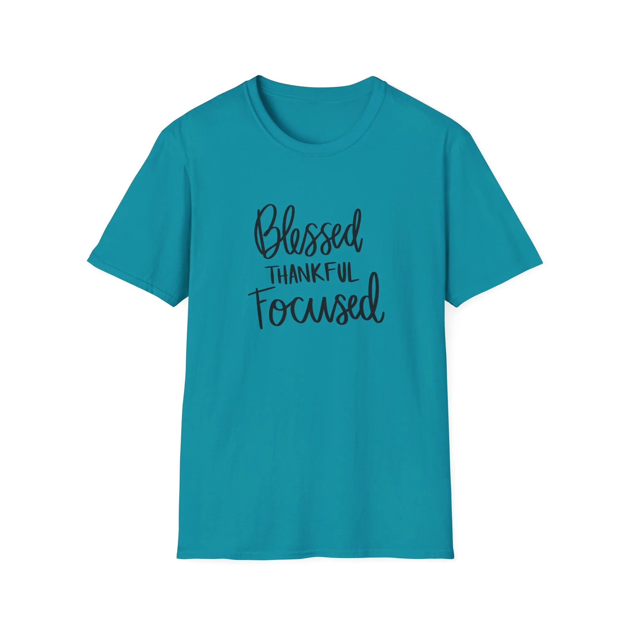 "Blessed, Thankful, Focus" Soft Style Tshirt