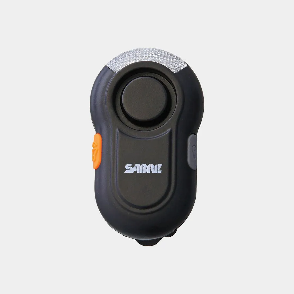 Sabre - 2-in-1 Clip-On Personal Alarm with LED Safety Light